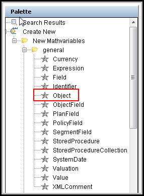 Object Math Variable in the Rules Palette
